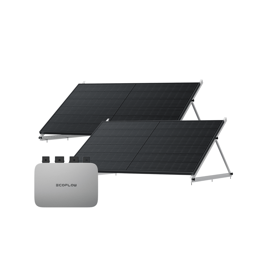 EcoFlow PowerStream Balcony Solar System 800W + Rigid Solar Panel 400W