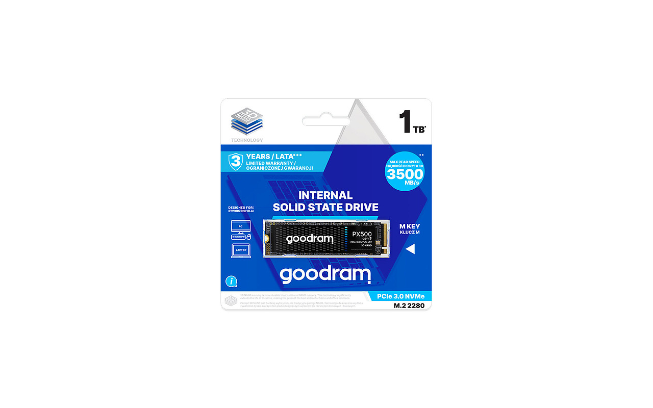 GOODRAM PX500 Gen3 256GB NVMe / SSDPR-PX500-256-80-G3