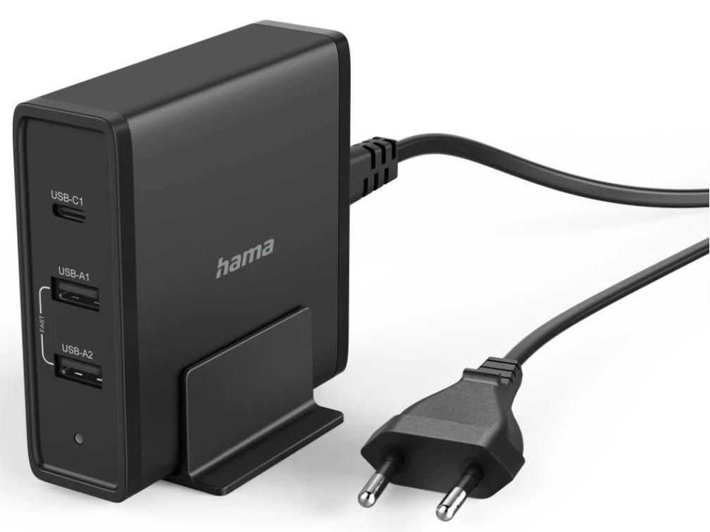HAMA Universal USB-C Charging Station 65W