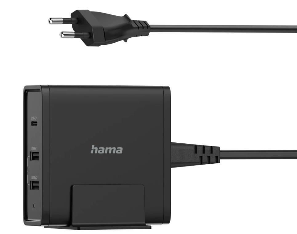 HAMA Universal USB-C Charging Station 65W