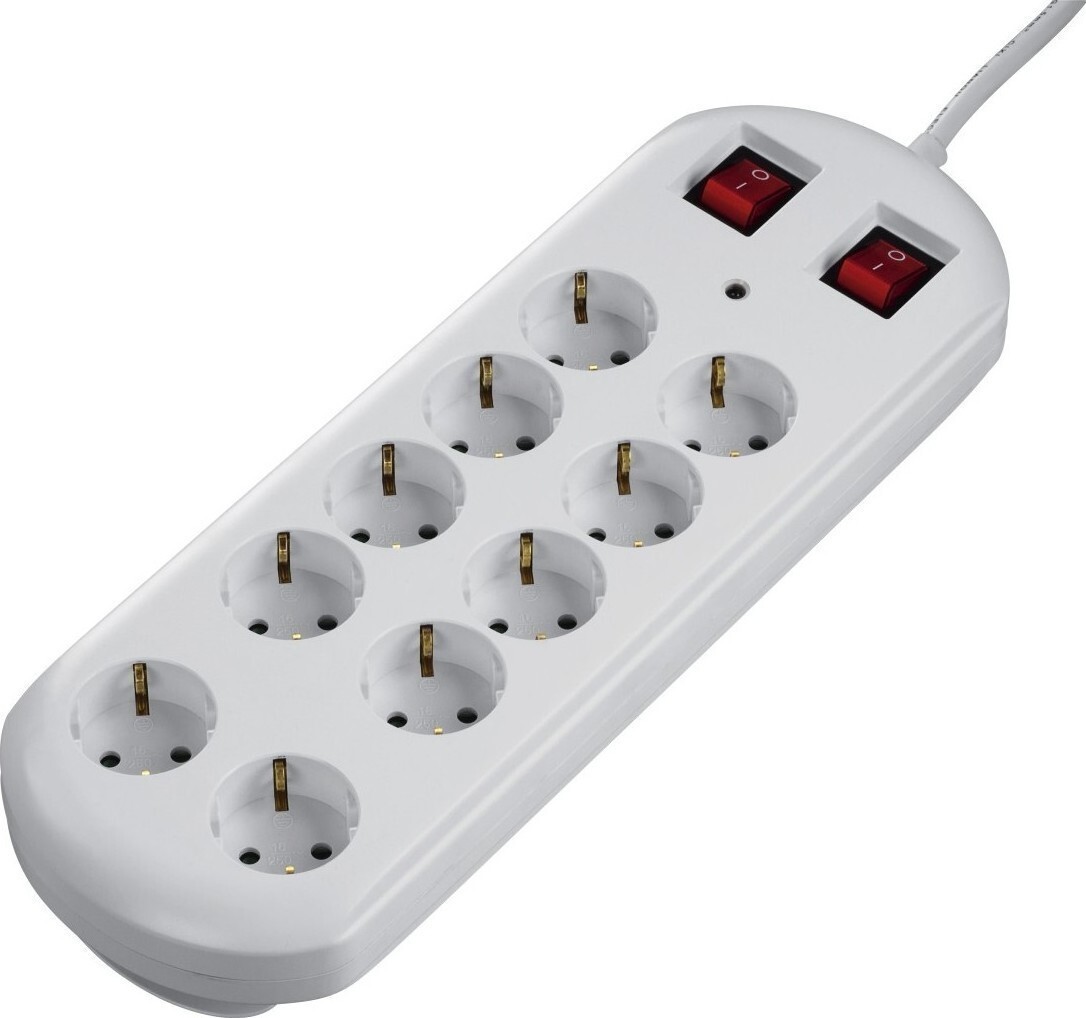 HAMA Power Strip 10-Way 2m