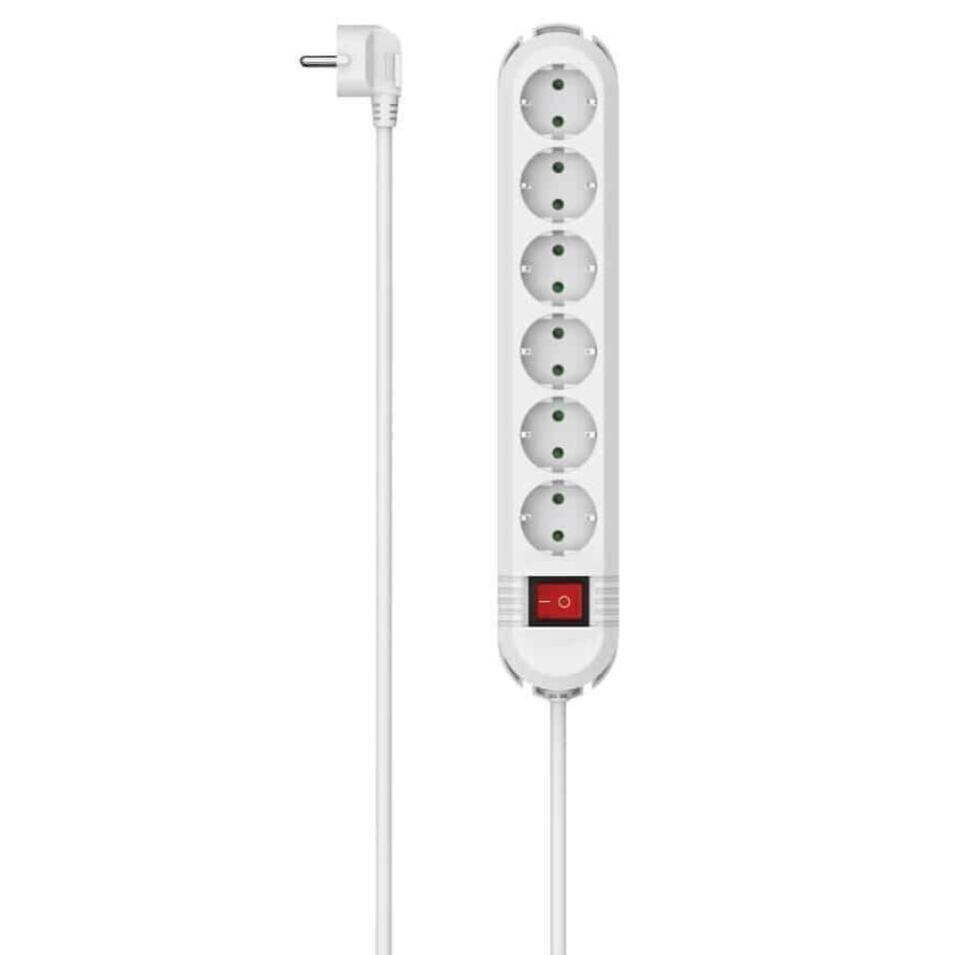 HAMA Power Strip 6-Way 2m