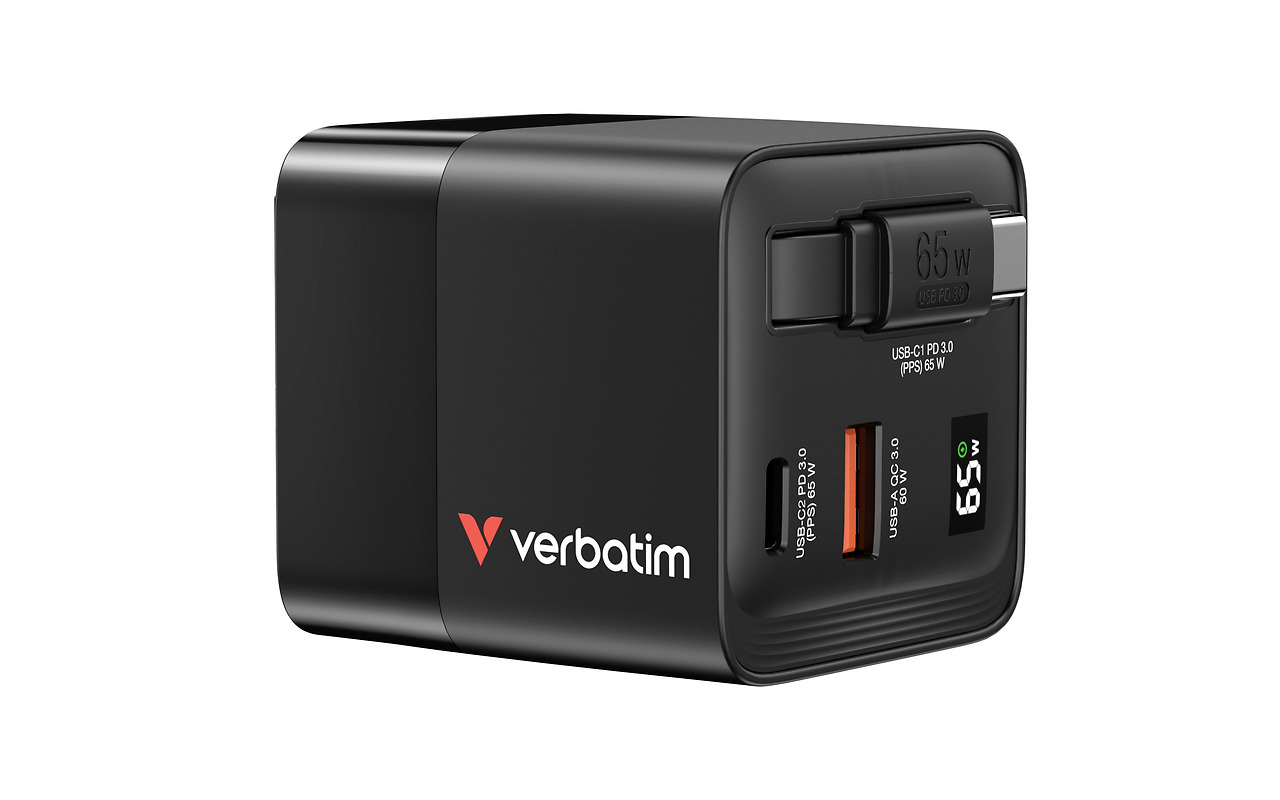 Verbatim Mini GaN Charger 65W