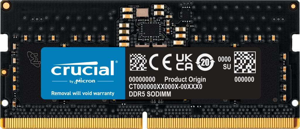 Crucial CT8G56C46S5 / 8GB DDR5 5600 SODIMM