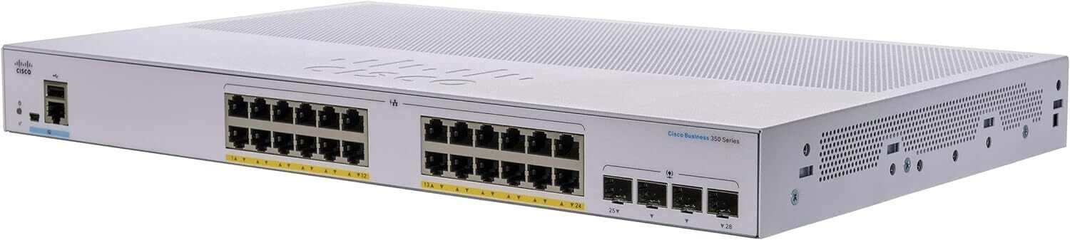 CISCO CBS350-24P-4G / 24 Gigabit PoE Managed