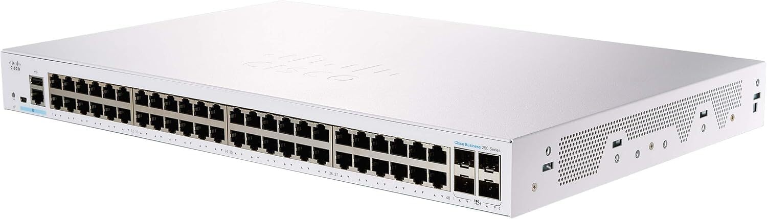 CISCO CBS250-48T-4X / 48 Gigabit Smart