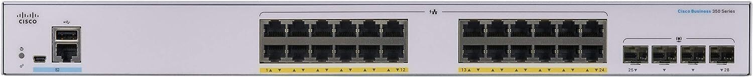 CISCO CBS350-24FP-4X / 24 Gigabit Full PoE Managed
