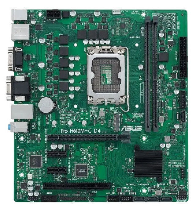 ASUS PRO H610M-C D4-CSM mATX