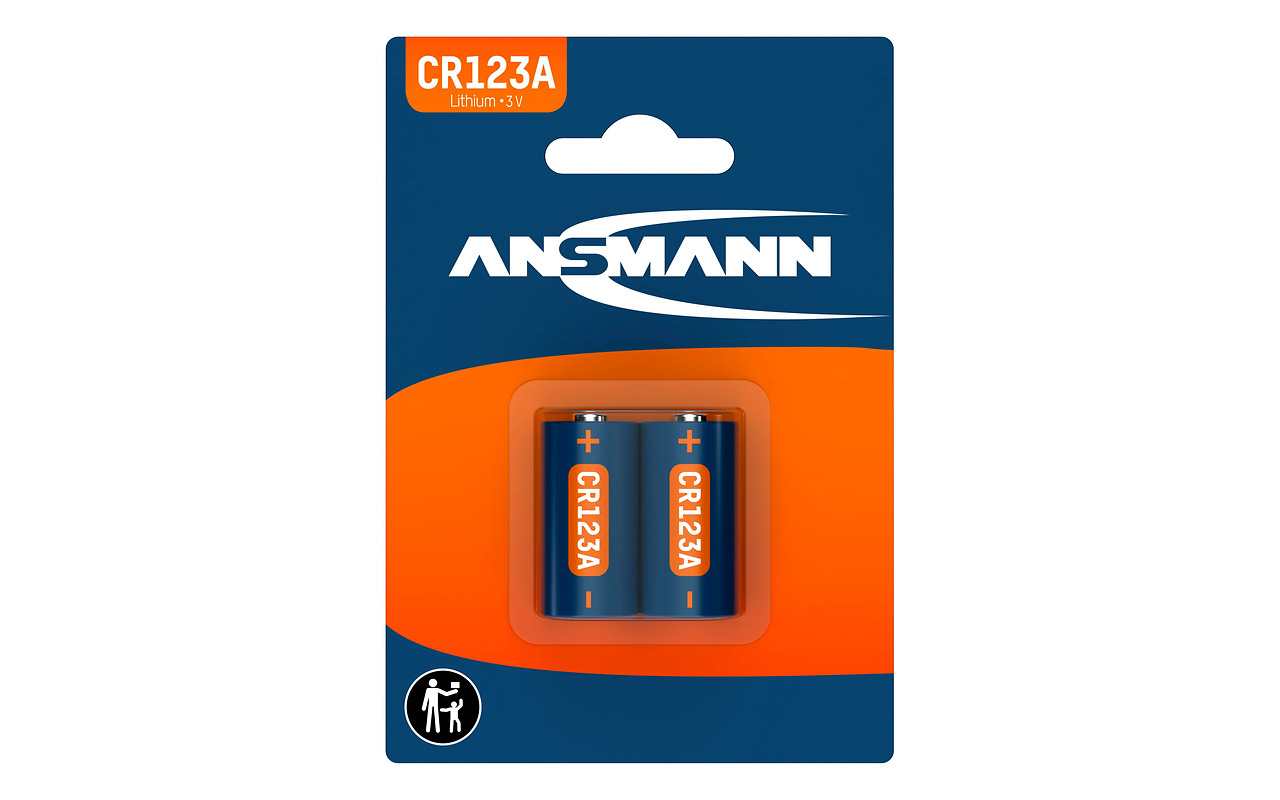 Ansmann CR123A / 3V Lithium x2