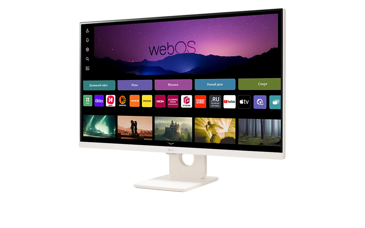 LG 27SR50F-W.AEU / 27 IPS FullHD Smart