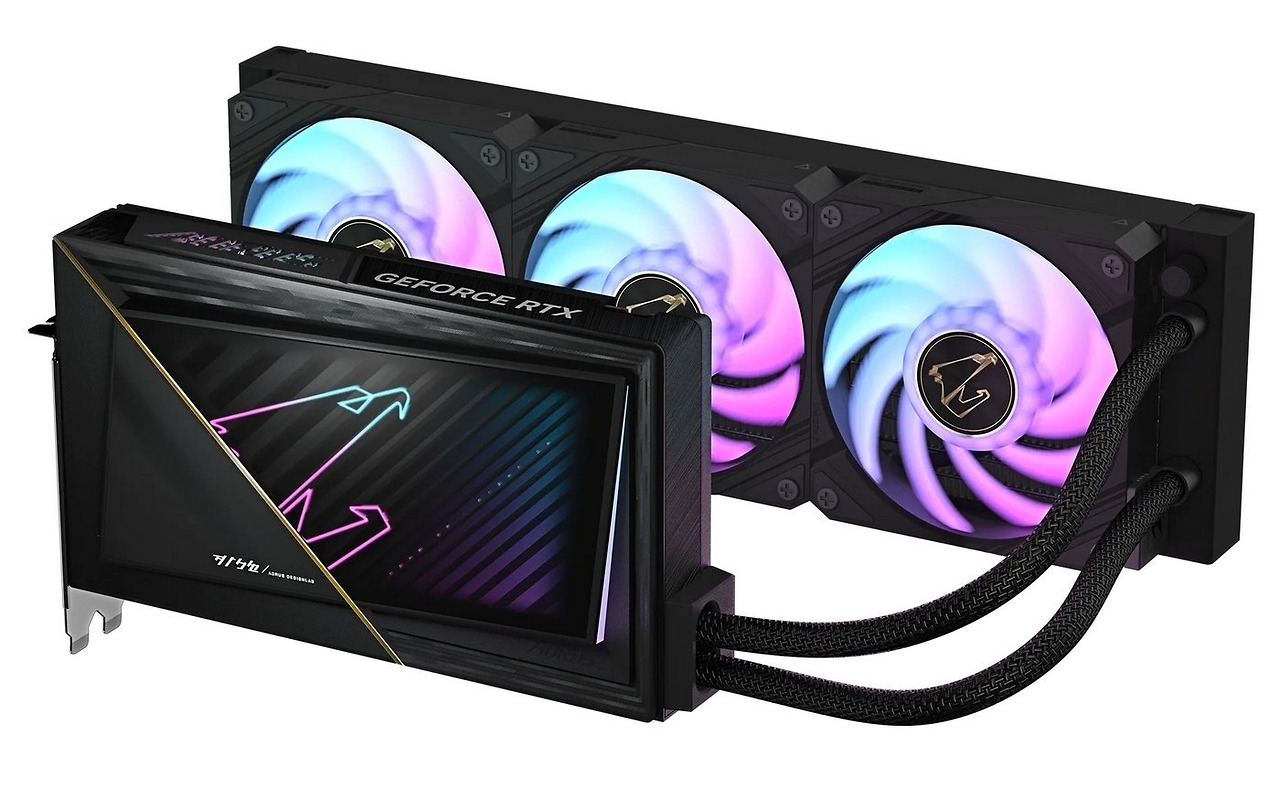 GIGABYTE GeForce RTX 5090 32GB GDDR7 Aorus Xtreme Waterforce 512bit / GV-N5090AORUSX W-32GD