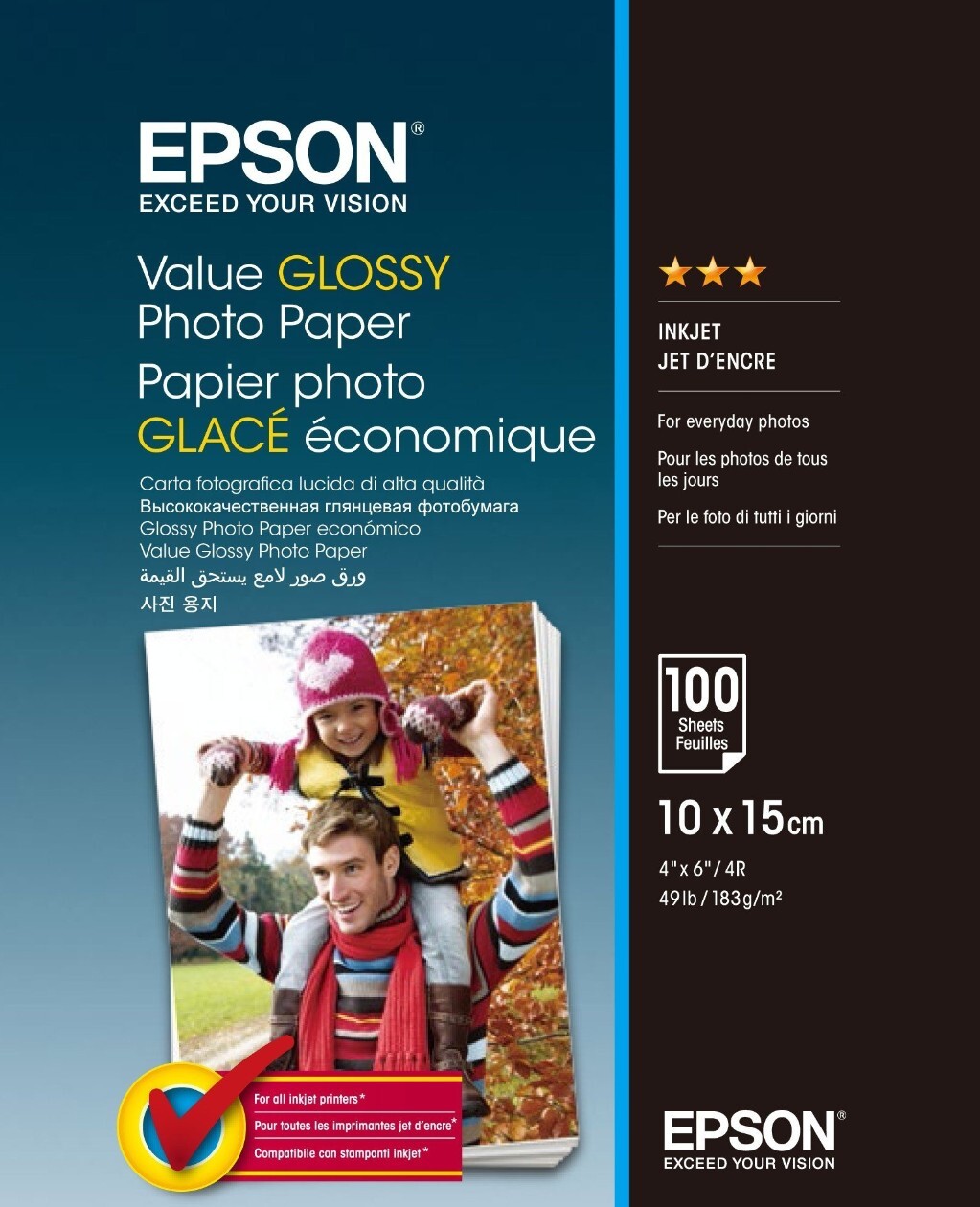 Epson C13S400039 / Value Glossy Photo Paper 10x15