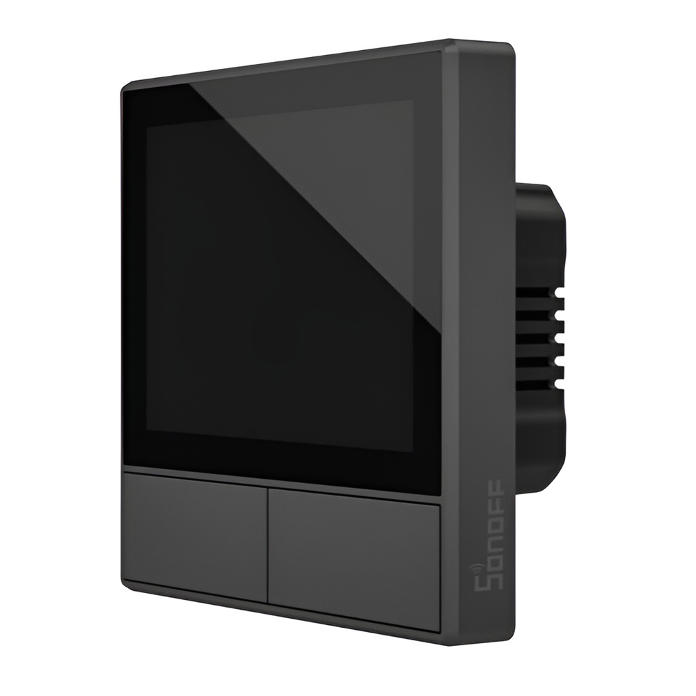 Sonoff Wi-Fi Dual-Channel Smart Scene Wall Switch NSPanel / Neutral Black