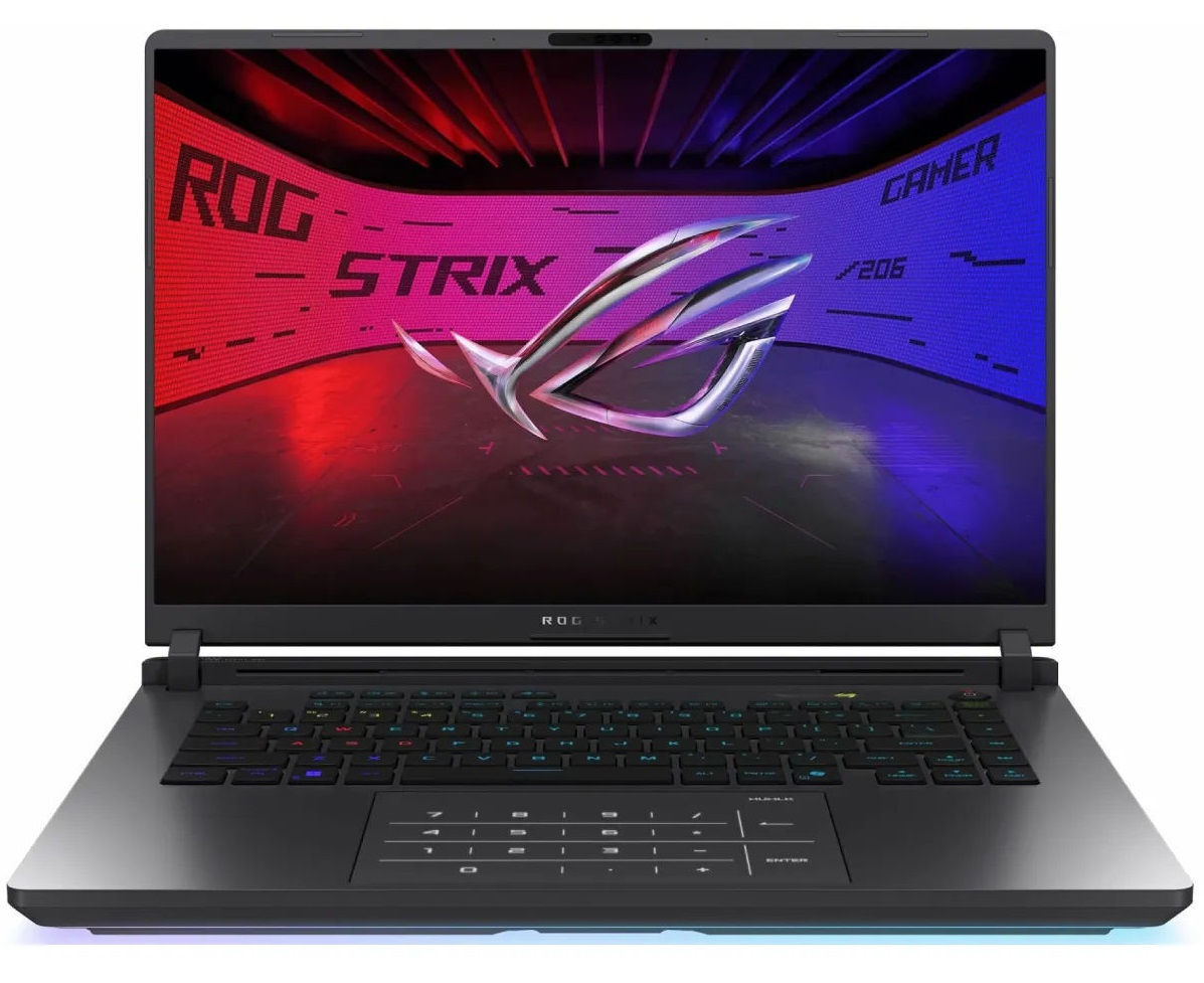 ASUS ROG Strix G16 G615LR / 16 Nebula IPS 240Hz / Core Ultra 9 275HX / 16GB DDR5 / 1TB NVMe / GeForce RTX 5070 Ti 12GB GDDR7