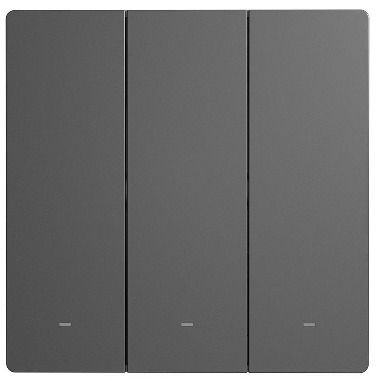 Sonoff Matter Wi-Fi Smart Wall Switch SwitchMan M5 3-Gang / Neutral Grey