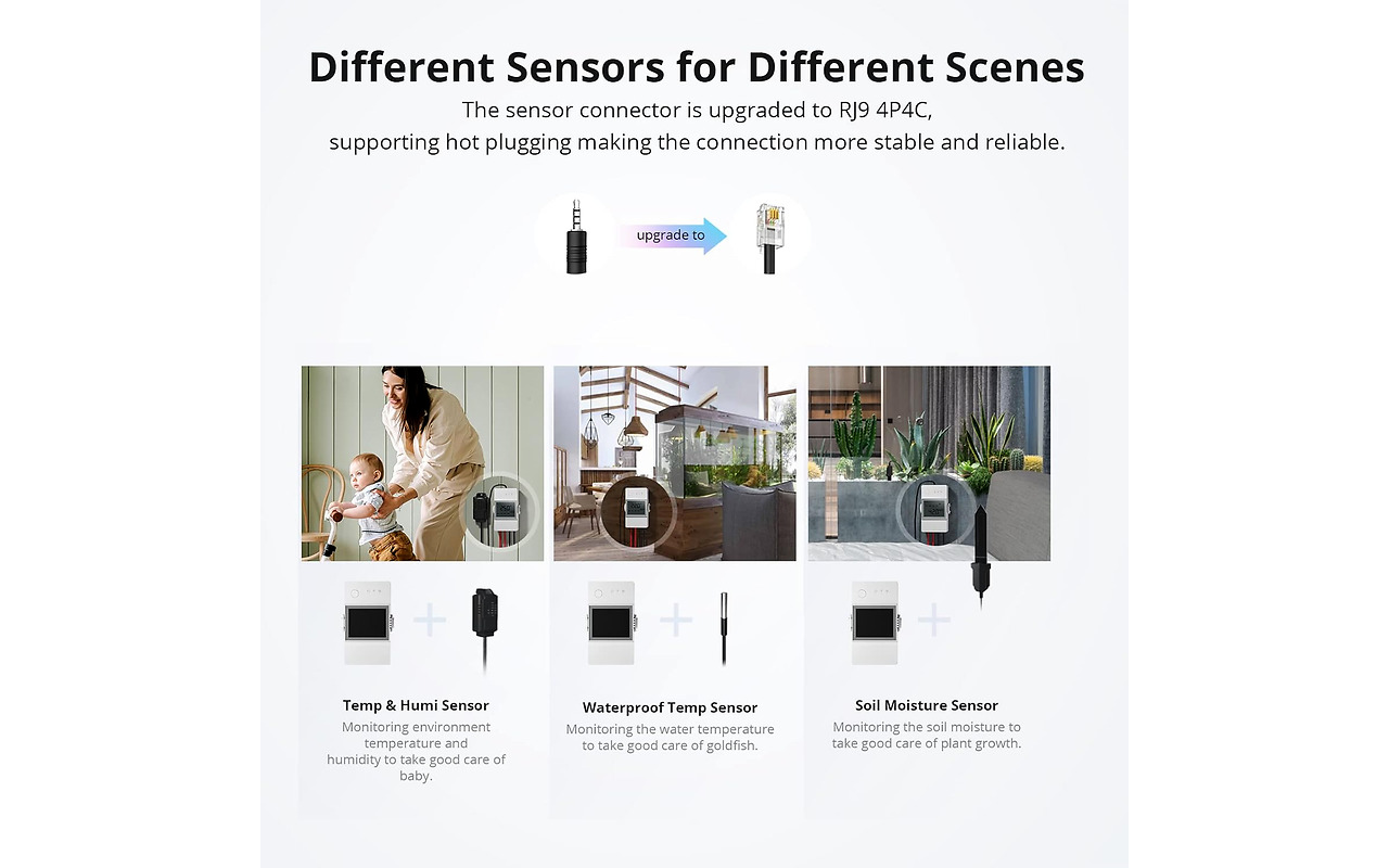 Sonoff Smart Temperature and Humidity Monitoring Switch TH Elite / THR320D 20A