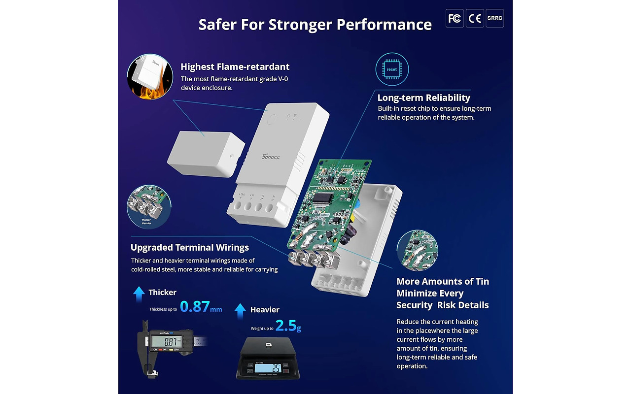 Sonoff Smart Power Meter Switch POW Origin / POWR316 16A