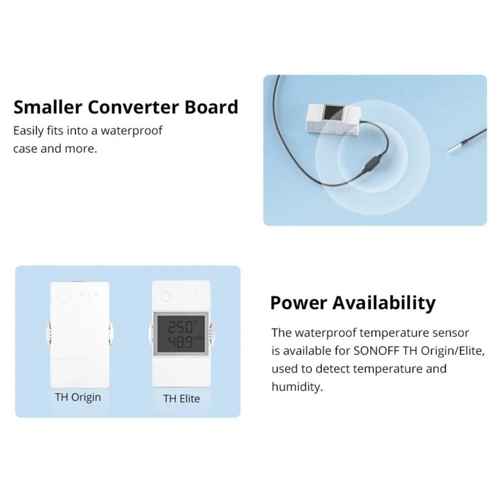 Sonoff Waterproof Temperature Sensor WTS01 RJ9 1.5m