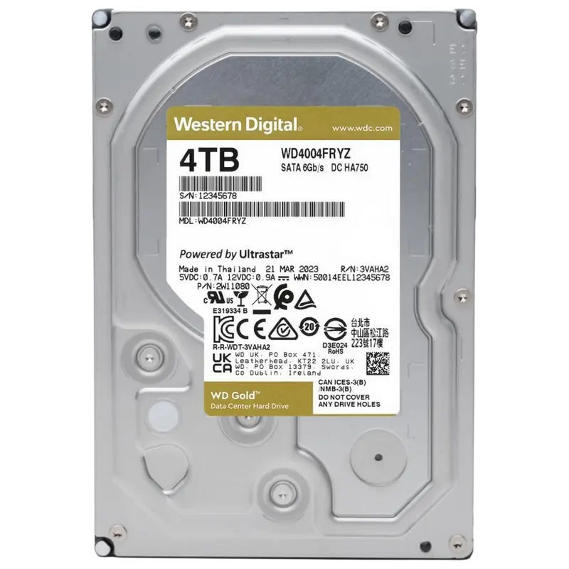 WesternDigital Gold 4TB / WD4004FRYZ