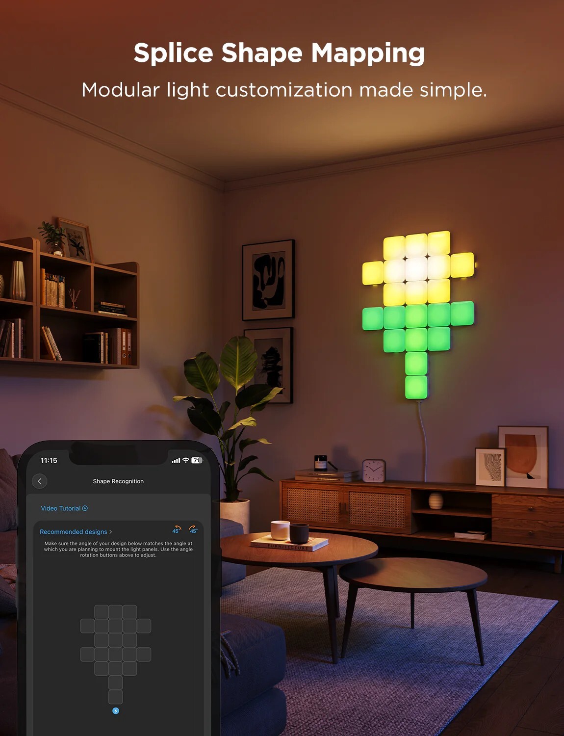 GOVEE Smart Mini Panel Lights 10 Pack / H8069C01