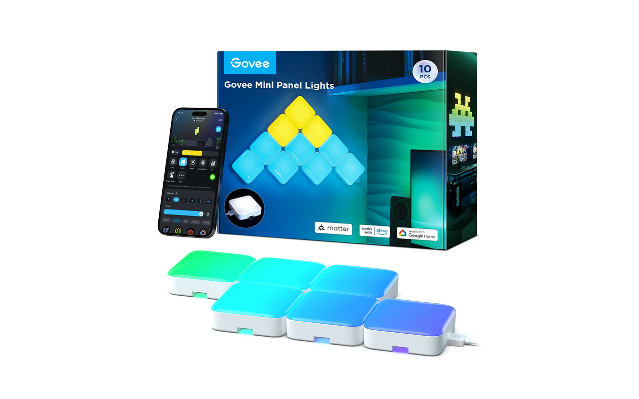 GOVEE Smart Mini Panel Lights 10 Pack / H8069C01