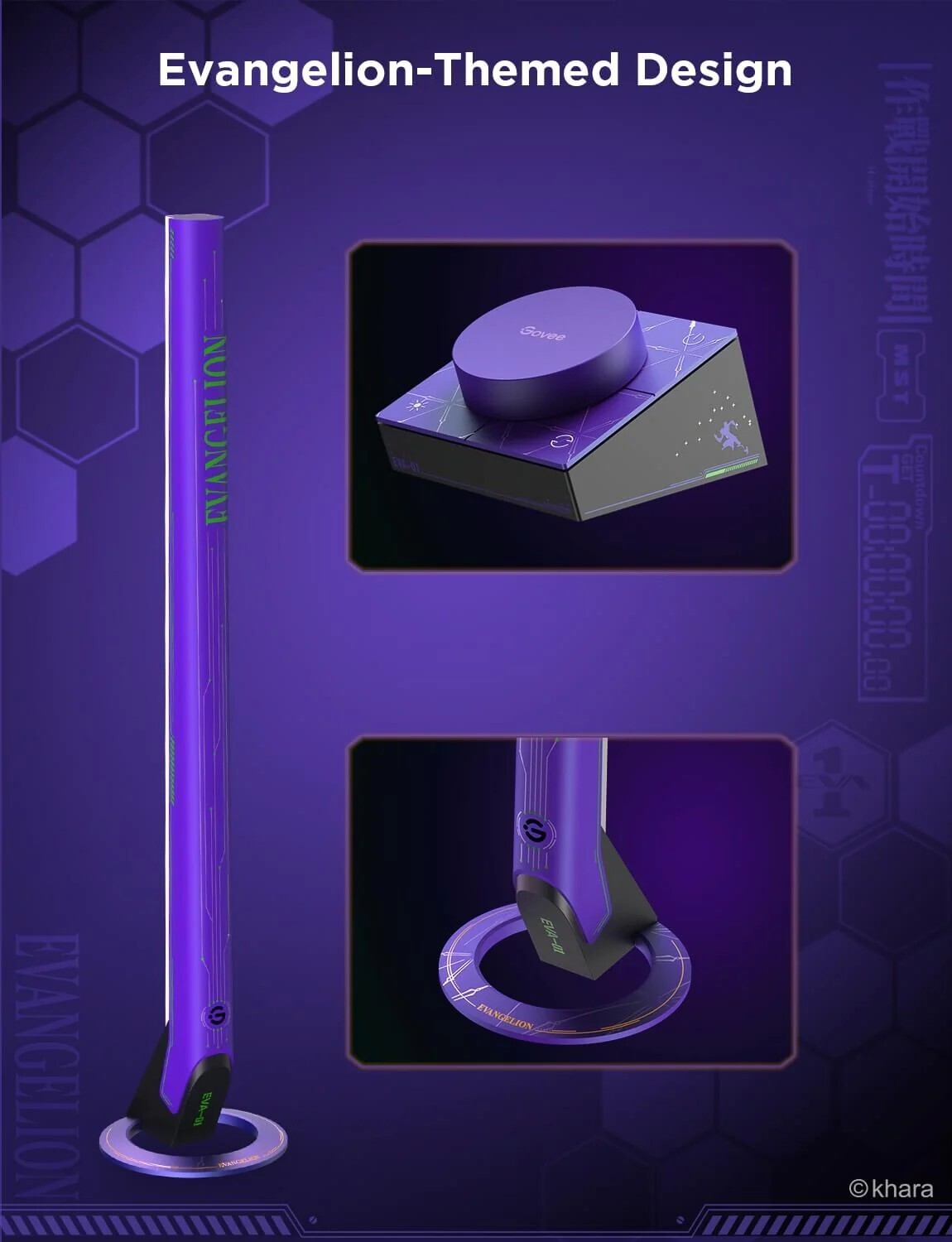 GOVEE RGBIC Wi-Fi Gaming Light Bars with Smart Controller / H6047381