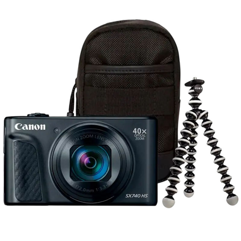 Canon PS SX740 HS Lite Edition Travel Kit Black