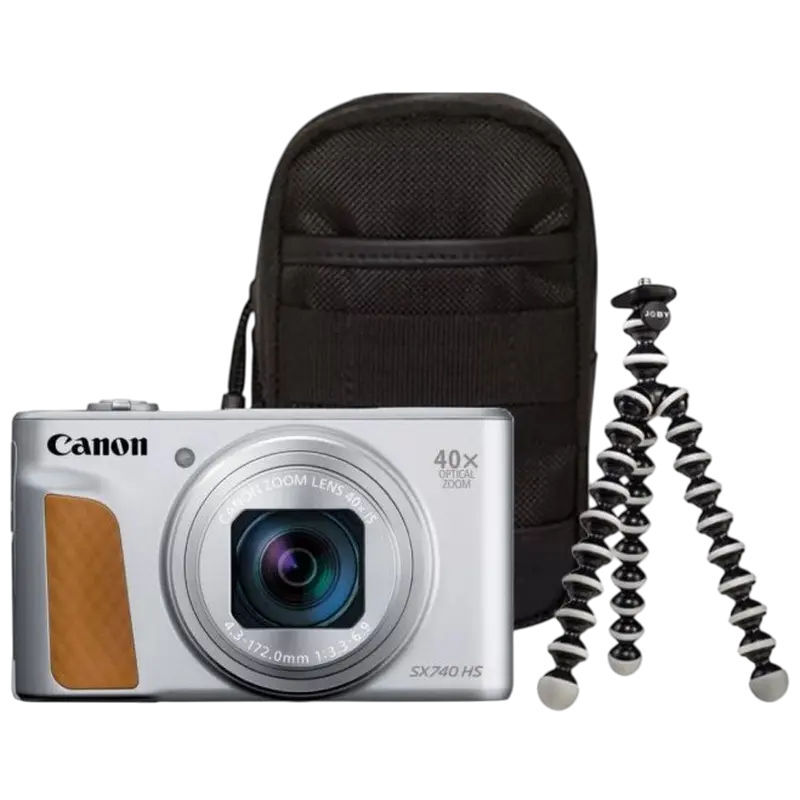 Canon PS SX740 HS Lite Edition Travel Kit Silver