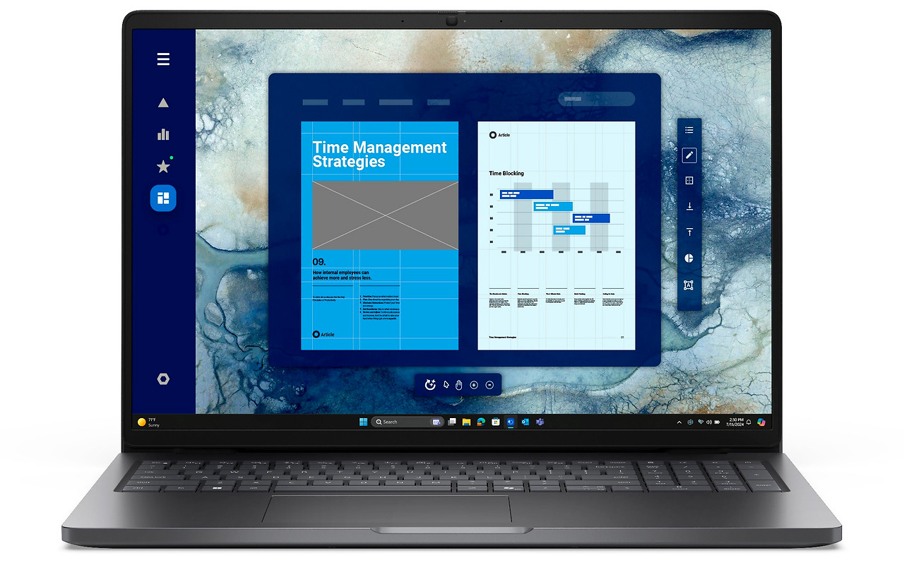 DELL Pro 16 / 16 FullHD+ IPS / Ryzen 5 220 / 16GB DDR5 / 512GB SSD / Windows 11 PRO
