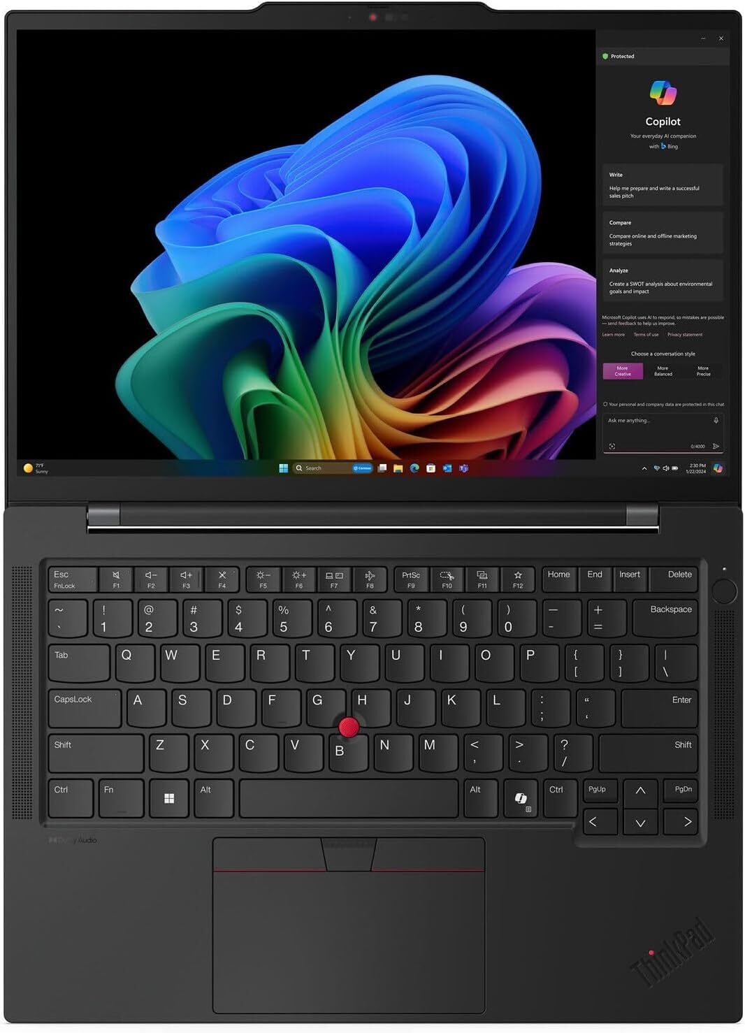 Lenovo ThinkPad T14s Gen 6 / 14 IPS TOUCH / X Elite X1E-78-100 / 32Gb LPDDR5X / 1Tb SSD / Windows 11 Pro