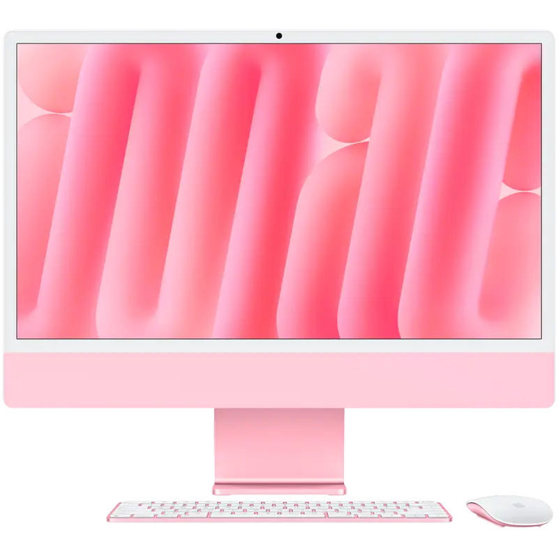 Apple iMac / 24 Retina 4.5K / M4 10-core CPU 10-core GPU / 16Gb RAM / 256Gb SSD / Mac OS Sequoia Pink