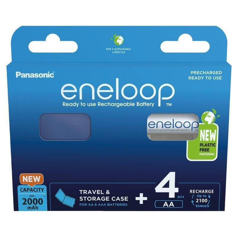 Eneloop 4x AA 2000mAh / BK-3MCDE/4CP