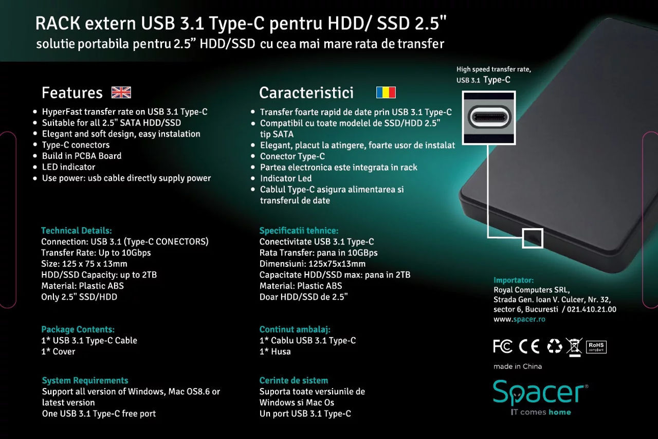 SPACER SPR-TYPE-C-01