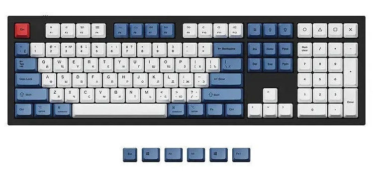 Keychron JM-191 / Set Blue ISO