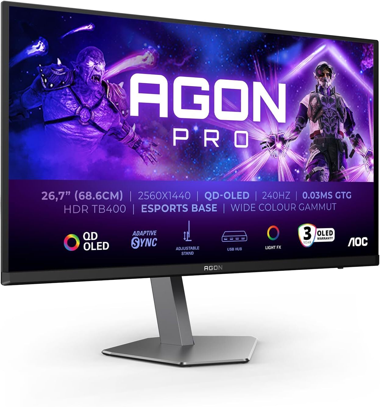 AOC Agon Pro AG276QZD2 / 27 QD-OLED 2K 240Hz