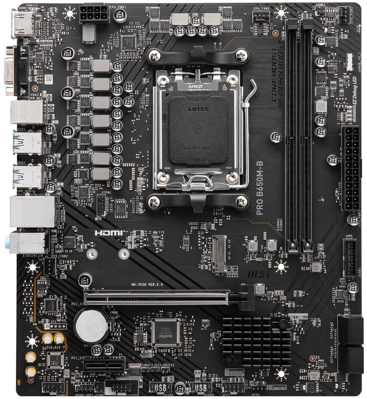 MSI PRO B650M-B / mATX AM5 DDR5
