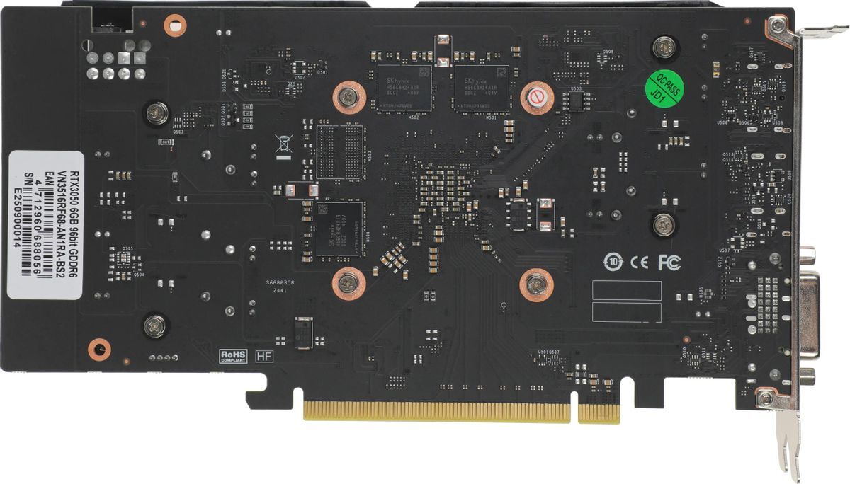Biostar GeForce RTX 3050 6GB GDDR6 96bit