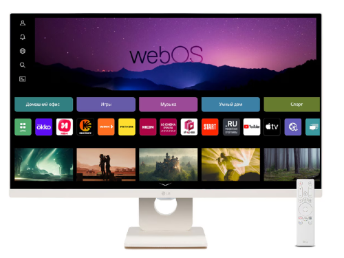 LG 27SR50F-W.AEU / 27 IPS FullHD Smart