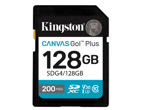 Kingston Canvas Go! Plus Gen 4 128GB / SDG4/128GB