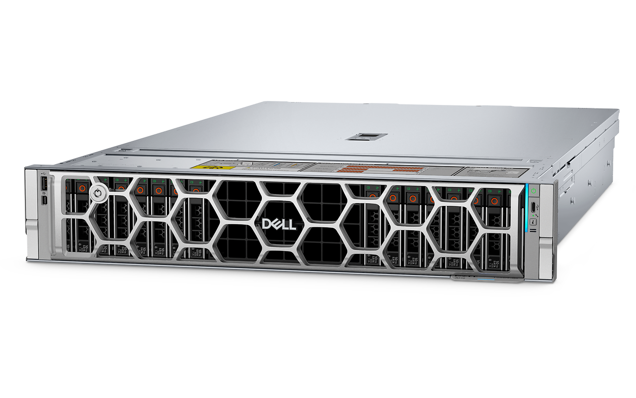 DELL PowerEdge R770 8x2.5 / 2x Xeon 6 Efficient 6780E / 512GB DDR5 / 8x 1.6TB NVMe / iDRAC10 / 2+0 1500W