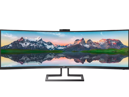 Philips 499P9H / 48.8 Curved-VA / POP-UP Webcam