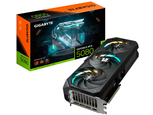 GIGABYTE GeForce RTX 5080 GAMING OC 16G / 16GB GDDR7 256bit / GV-N5080GAMING-OC-16GD