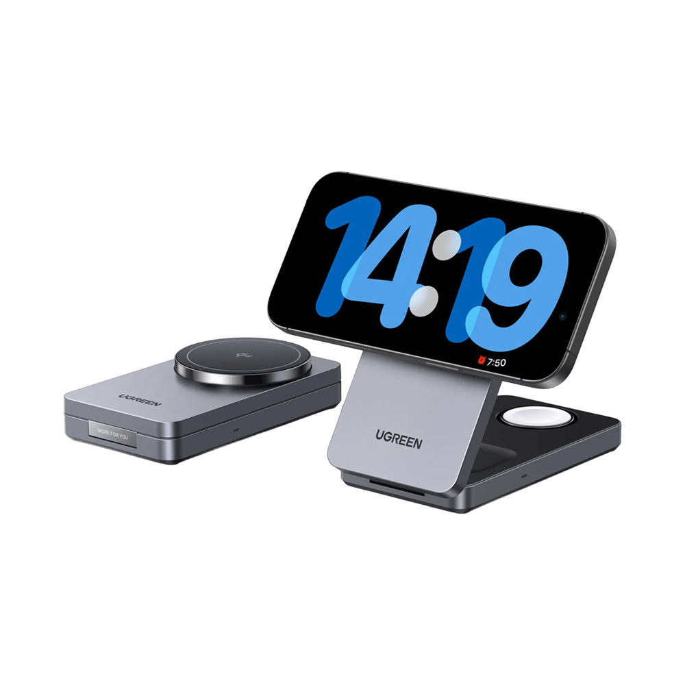 UGREEN 2-in-1 Magnetic Wireless Charger