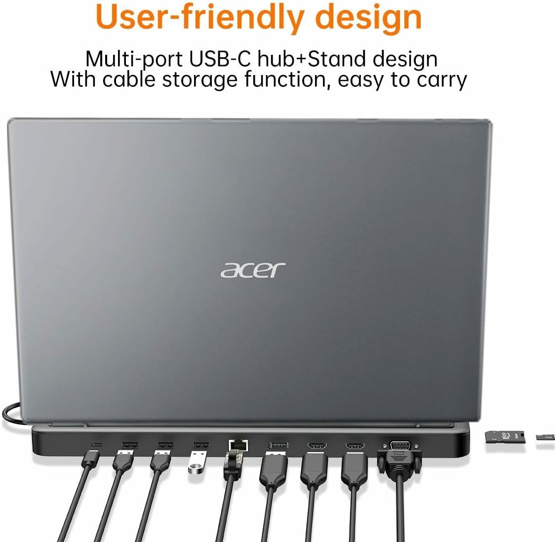 Acer Type-C Dongle 13-in-1 Grey