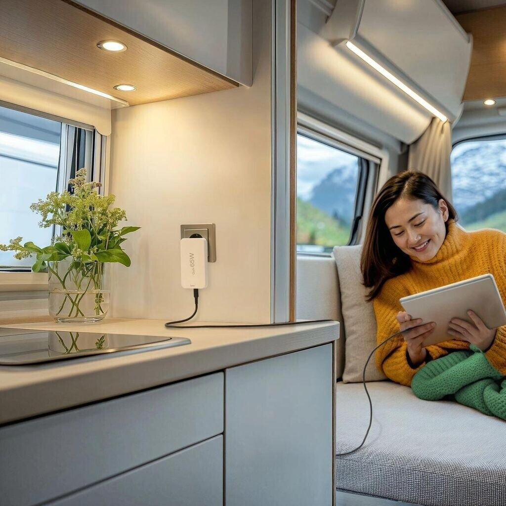 HAMA Fast Charger Flat Mini 65W / 201976 White