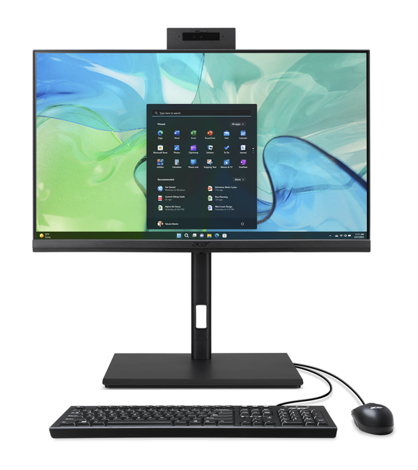 Acer AIO Veriton VZ4724GT / 23.8 FullHD IPS / Core i3-13100 / 8GB RAM / 512GB SSD / Black