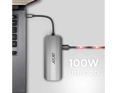 Acer Type-C Dongle 7-in-1 Silver