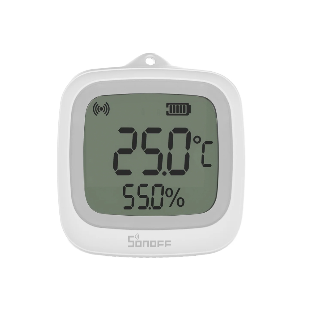 Sonoff Zigbee LCD Smart Temperature Humidity Sensor IP65 / SNZB-02WD White