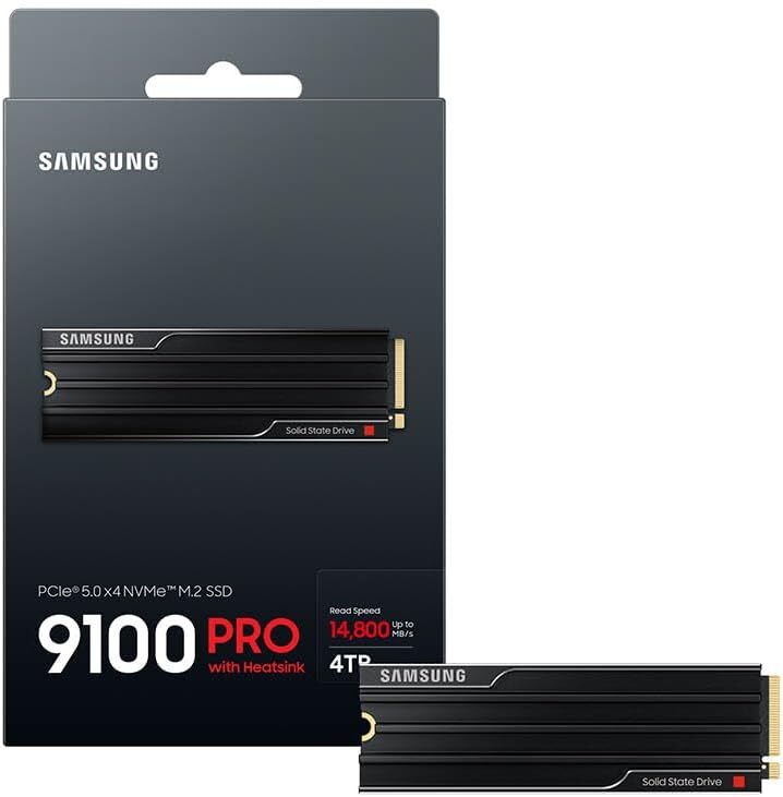 Samsung  9100 PRO 4.0TB NVMe PCIe 5.0 / MZ-VAP4T0CW
