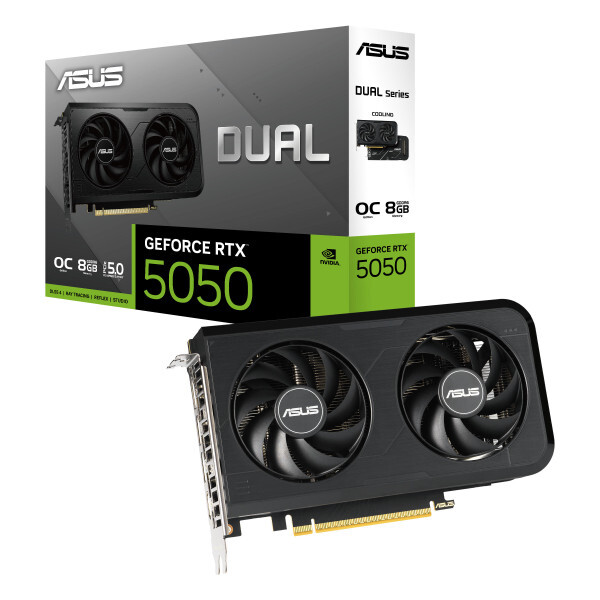 ASUS GeForce RTX 5050 8GB GDDR6 Dual OC 128bit / DUAL-RTX5050-O8G